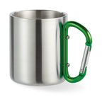 TRUMBO – Metal mug & carabiner handle – Green