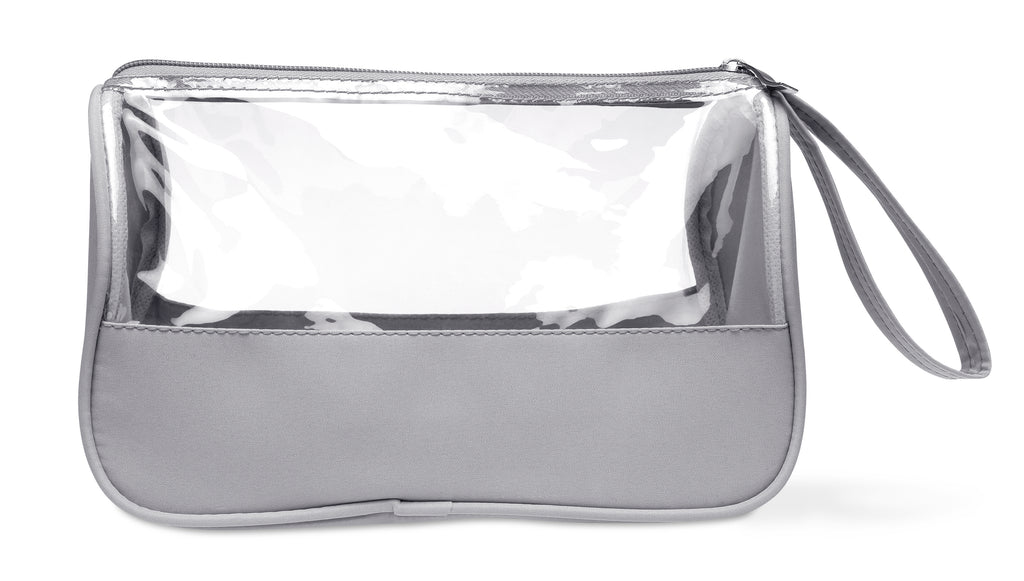 PLAS – Toiletry bag microfiber w PVC – Grey