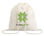 HUNDRED – 100gr/m² cotton drawstring bag – item picture printed