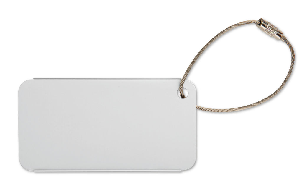TAGGY – Aluminium luggage tag – item picture back