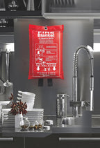BLAKE – Fire blanket in pouch 100x95cm – item ambiant picture