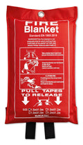 BLAKE – Fire blanket in pouch 100x95cm – Red