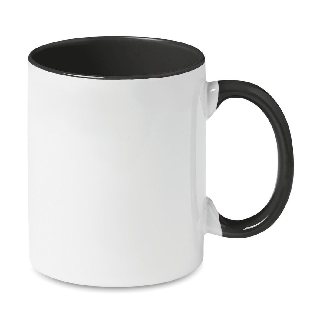 SUBLIMCOLY – Coloured sublimation mug – Black