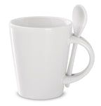 SUBLIMKONIK – Sublimation mug with spoon – White