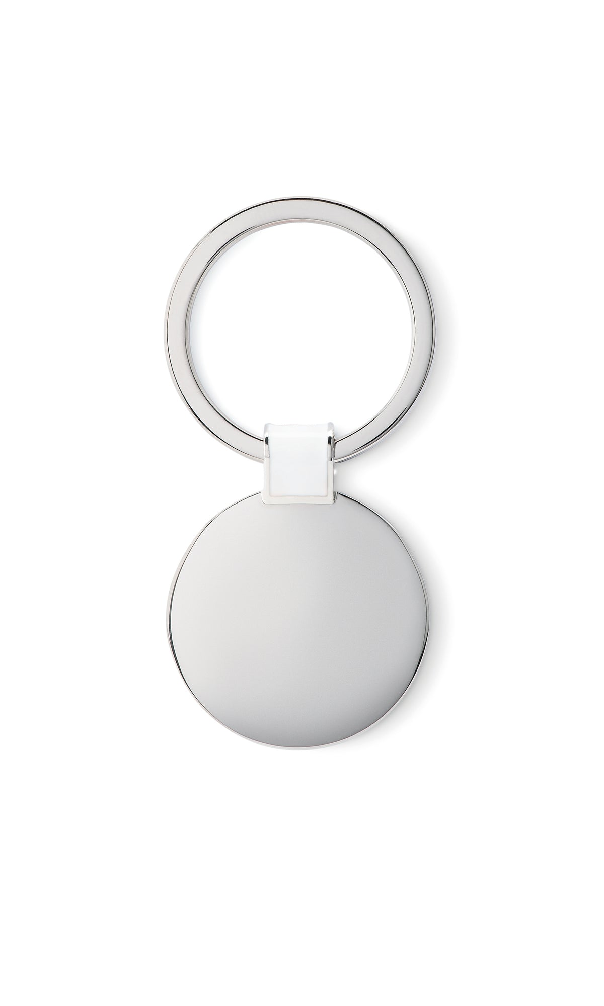 ROUNDY – Round shaped key ring – White
