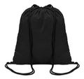 COLORED – 100gr/m² cotton drawstring bag – Black