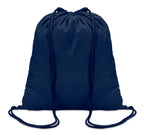 COLORED – 100gr/m² cotton drawstring bag – Blue