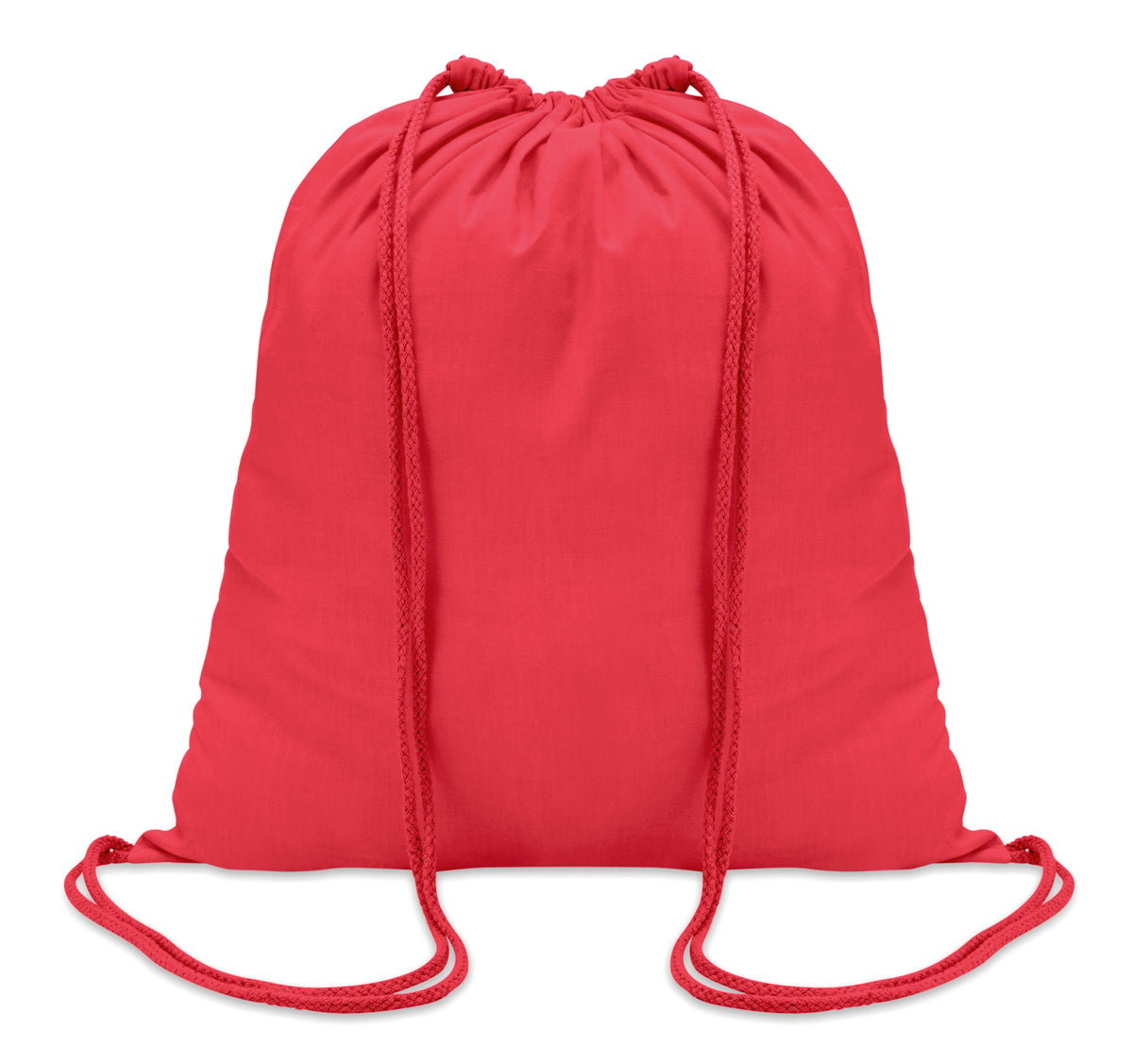 COLORED – 100gr/m² cotton drawstring bag – Red