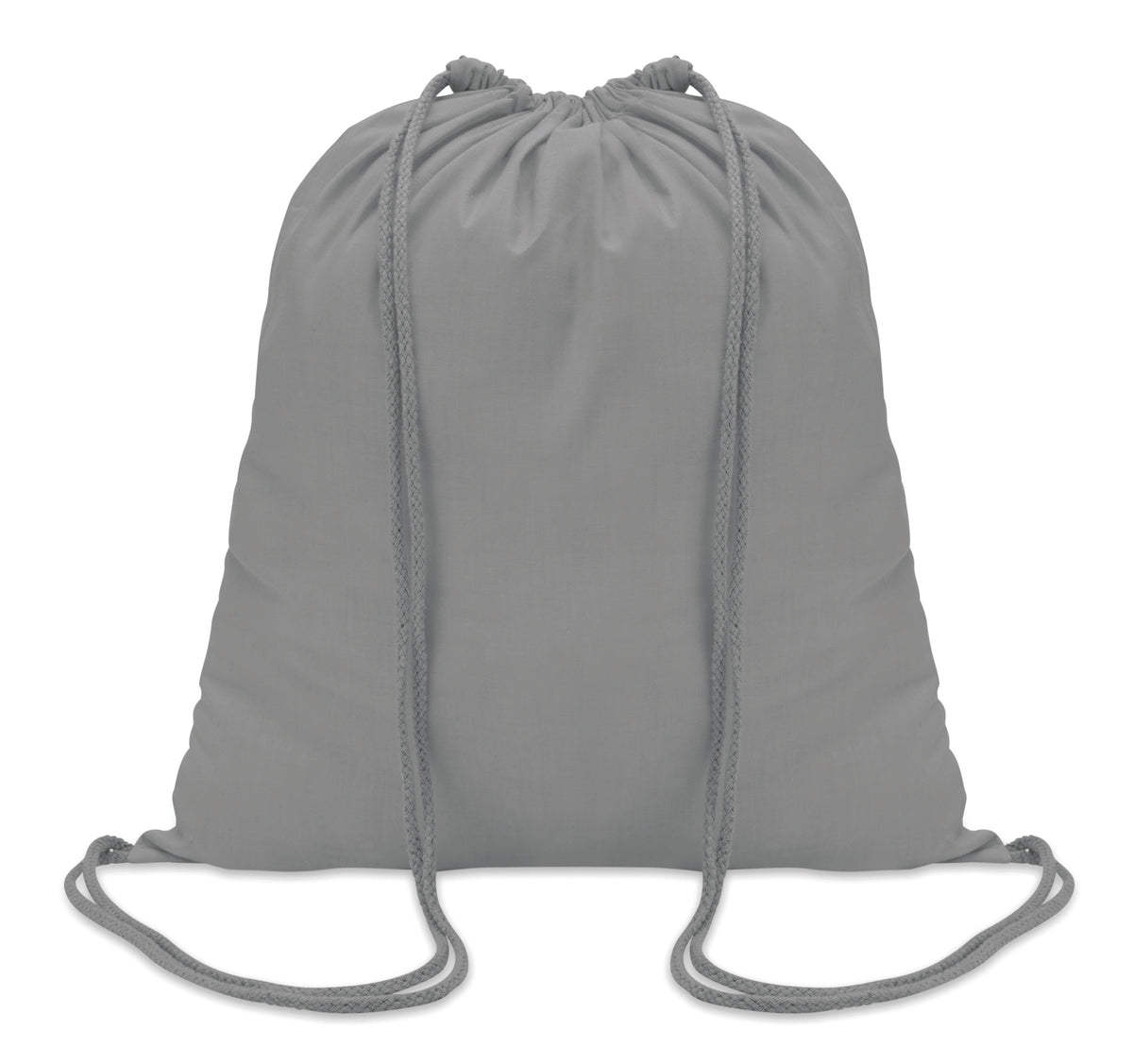 COLORED – 100gr/m² cotton drawstring bag – Grey