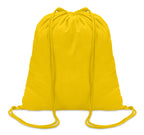 COLORED – 100gr/m² cotton drawstring bag – Yellow