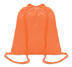 COLORED – 100gr/m² cotton drawstring bag – Orange