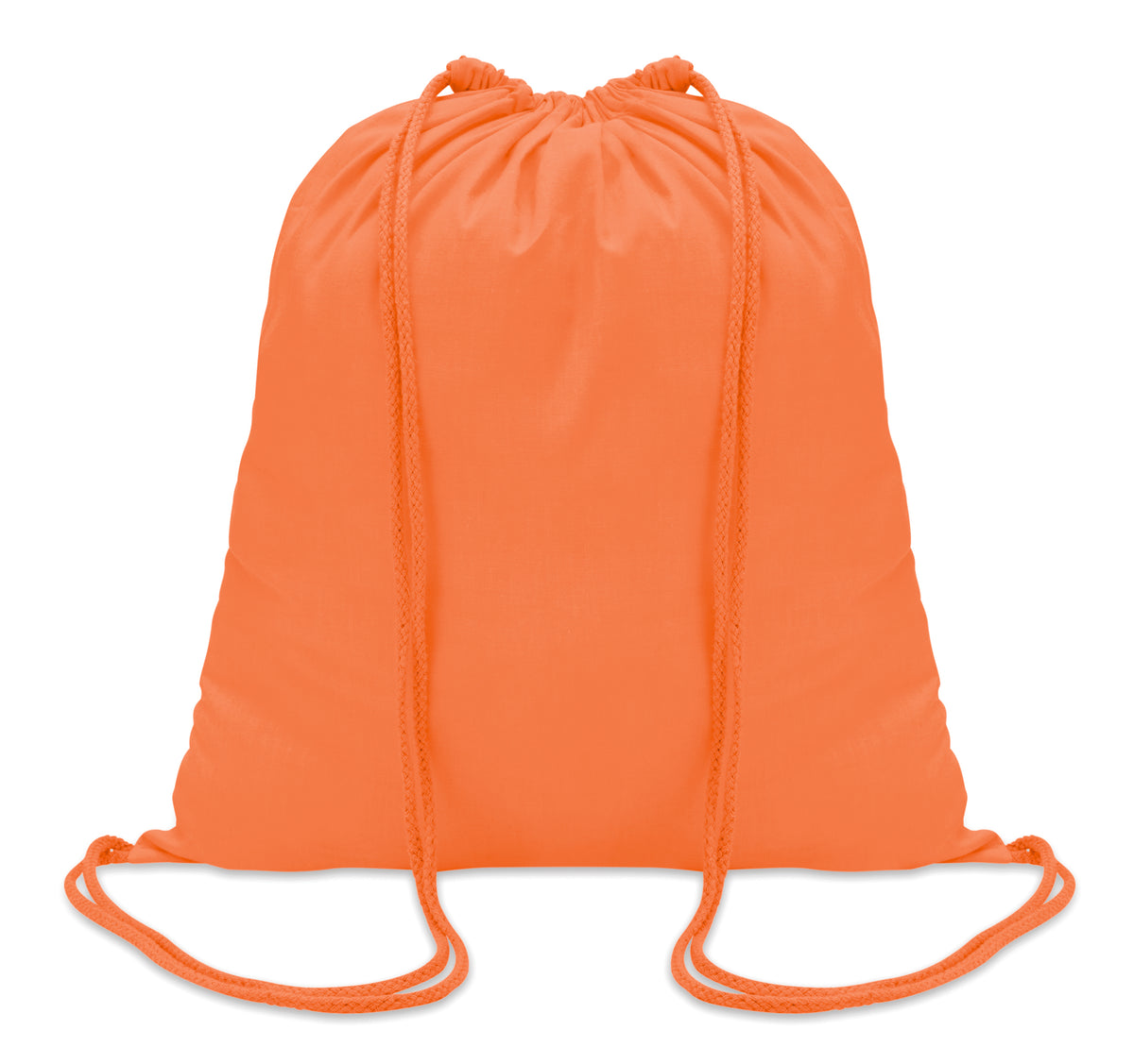 COLORED – 100gr/m² cotton drawstring bag – Orange