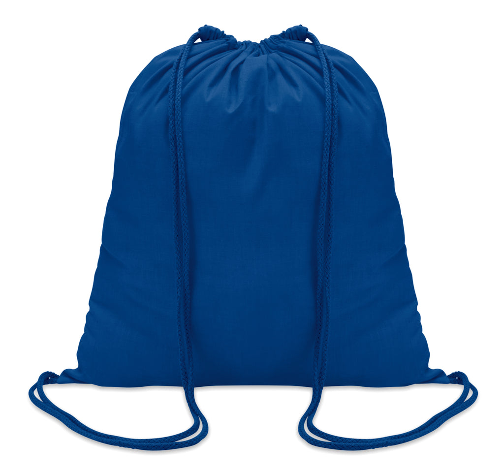 COLORED – 100gr/m² cotton drawstring bag – Royal Blue