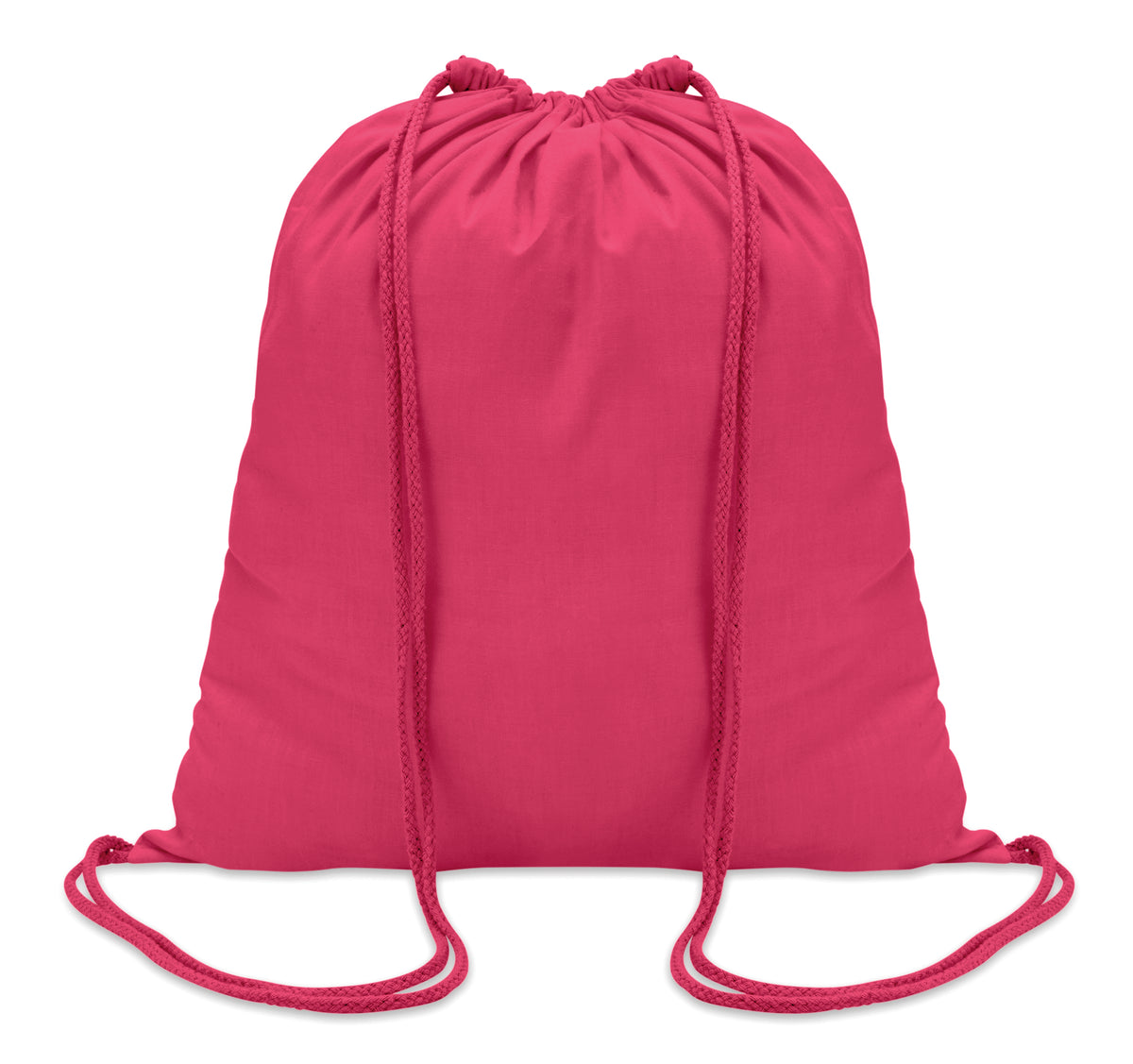 COLORED – 100gr/m² cotton drawstring bag – Fuchsia