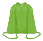 COLORED – 100gr/m² cotton drawstring bag – Lime