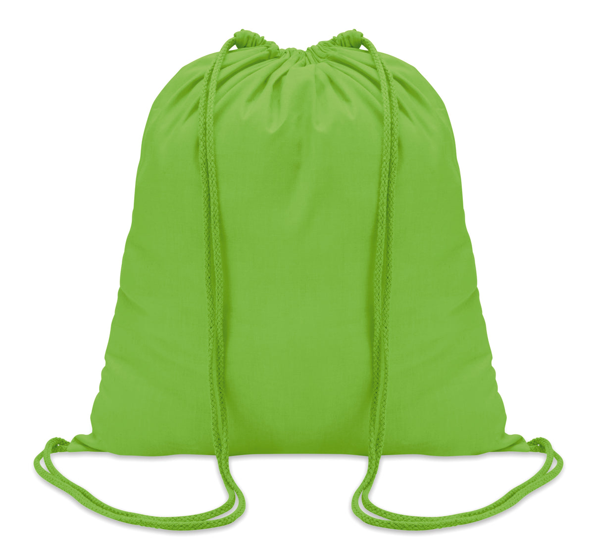 COLORED – 100gr/m² cotton drawstring bag – Lime