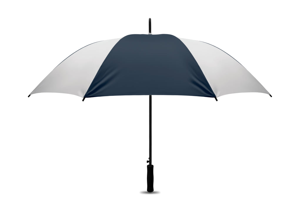 SWANSEA – 27 inch umbrella – White/Dark Blue