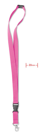 LANY – Lanyard hook and buckle 20 mm – Fuchsia