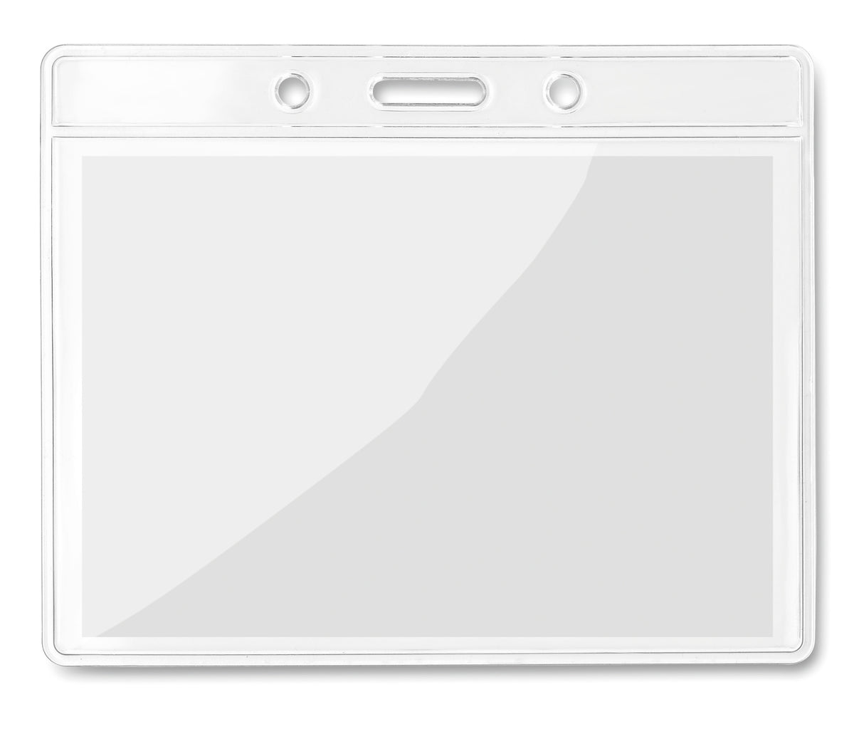 BADGY – Transparent badge 10cmx8cm – item picture back
