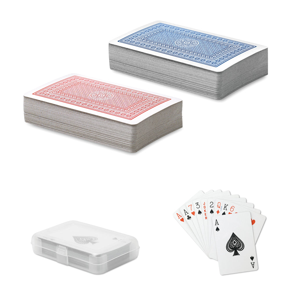 ARUBA – Playing cards in pp case – Red