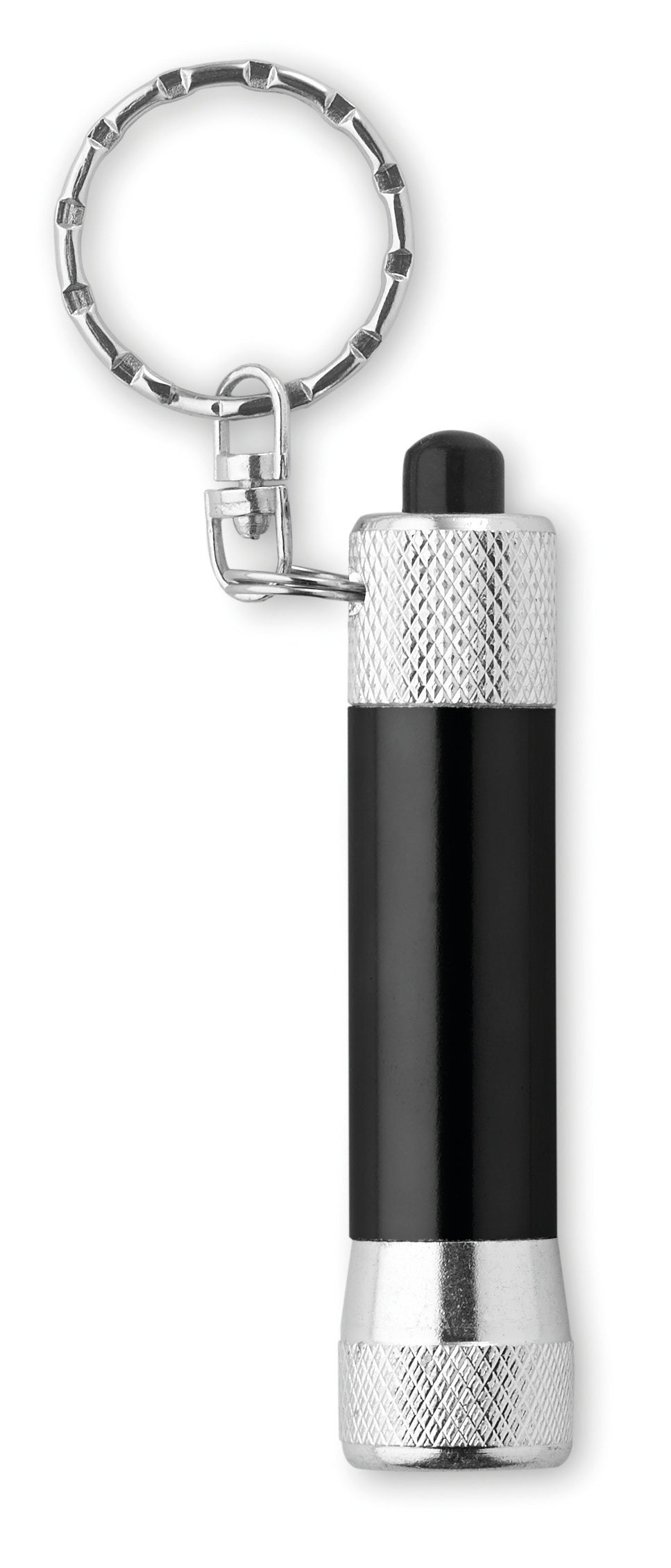 ARIZO – Aluminium torch with key ring – Black