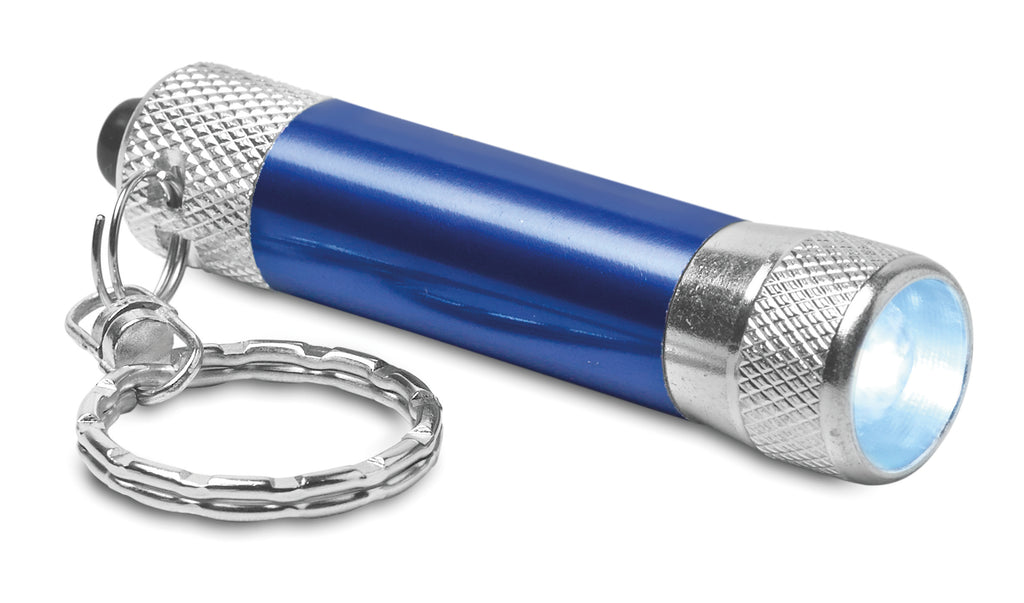 ARIZO – Aluminium torch with key ring – Blue