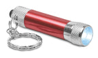 ARIZO – Aluminium torch with key ring – Red