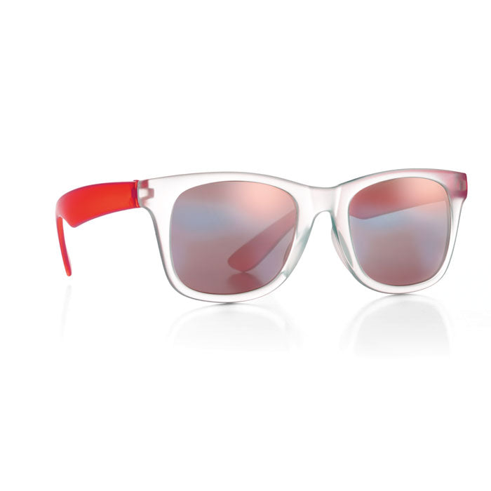 AMERICA TOUCH – Sunglasses with mirrored lense – Red