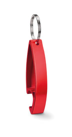 COLOUR TWICES – Key ring bottle opener – Red