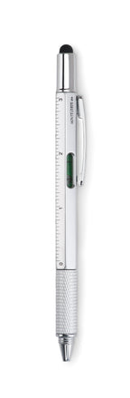 TOOLPEN – Spirit level pen with ruler – Matt Silver
