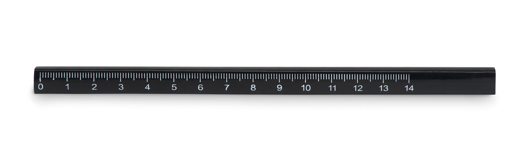MADEROS – Carpenters pencil with ruler – Black