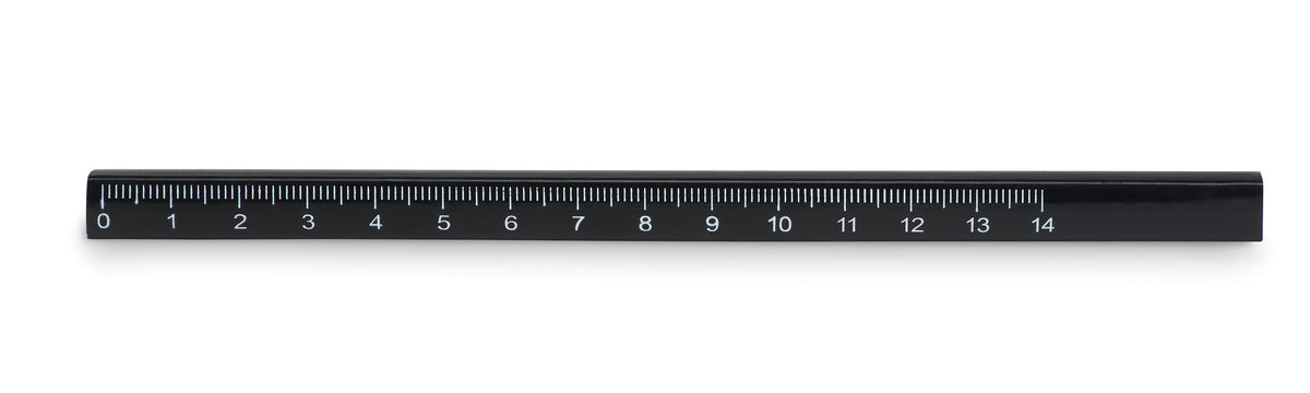 MADEROS – Carpenters pencil with ruler – Black