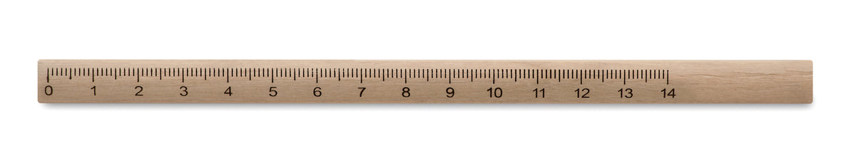 MADEROS – Carpenters pencil with ruler – Wood
