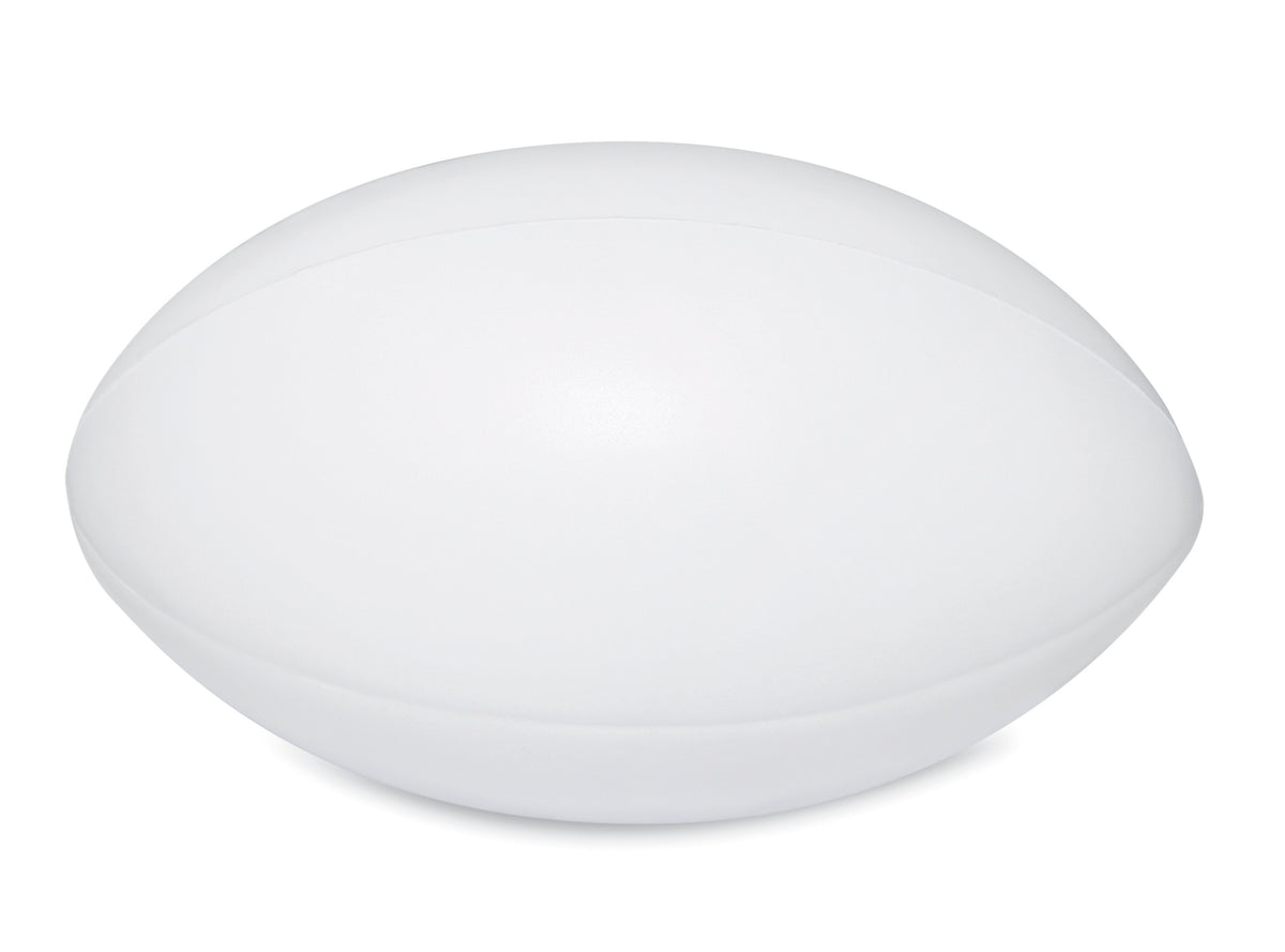 MADERA – Anti-stress PU rugby ball – White