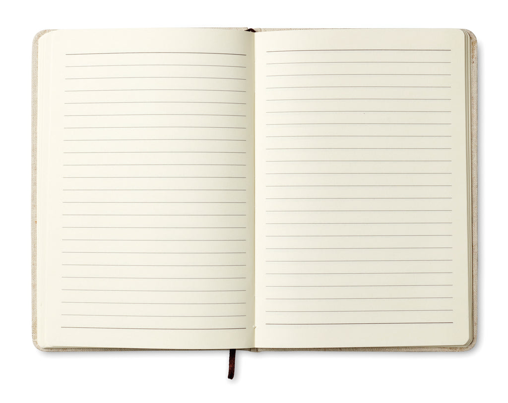 CANVAS – A5 canvas notebook – item picture back