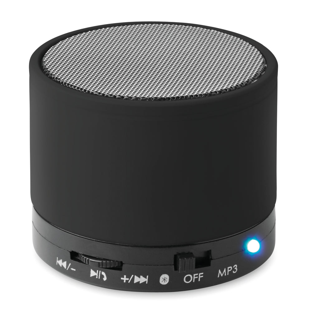 ROUND BASS – Round wireless speaker – Black