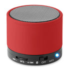 ROUND BASS – Round wireless speaker – Red
