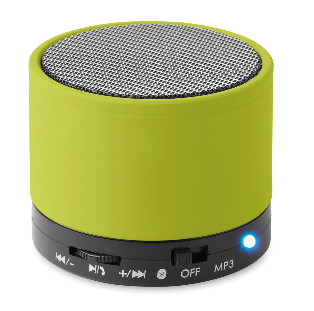 ROUND BASS – Round wireless speaker – Lime