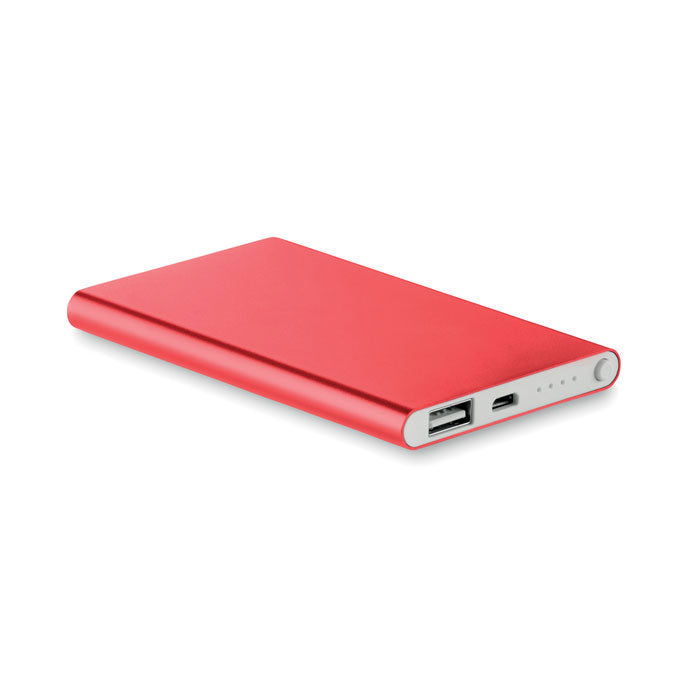 POWERFLAT – Powerbank 4000mAh 5W – Red
