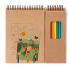 COLOPAD – Colouring set with notepad – Beige
