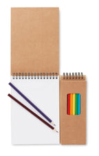 COLOPAD – Colouring set with notepad – item picture back
