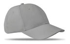 BASIE APOLLO – 6 Panel baseball cap 160 gr/m – Grey
