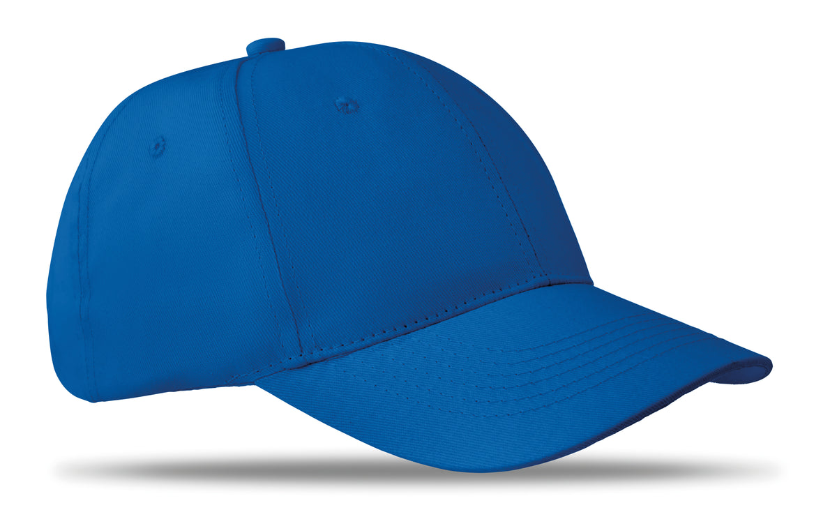 BASIE APOLLO – 6 Panel baseball cap 160 gr/m – Royal Blue