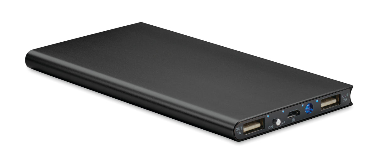 POWERFLAT8 – Powerbank 8000mAh 10.5W – Black