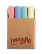 STREET – 4 chalk sticks – item picture printed