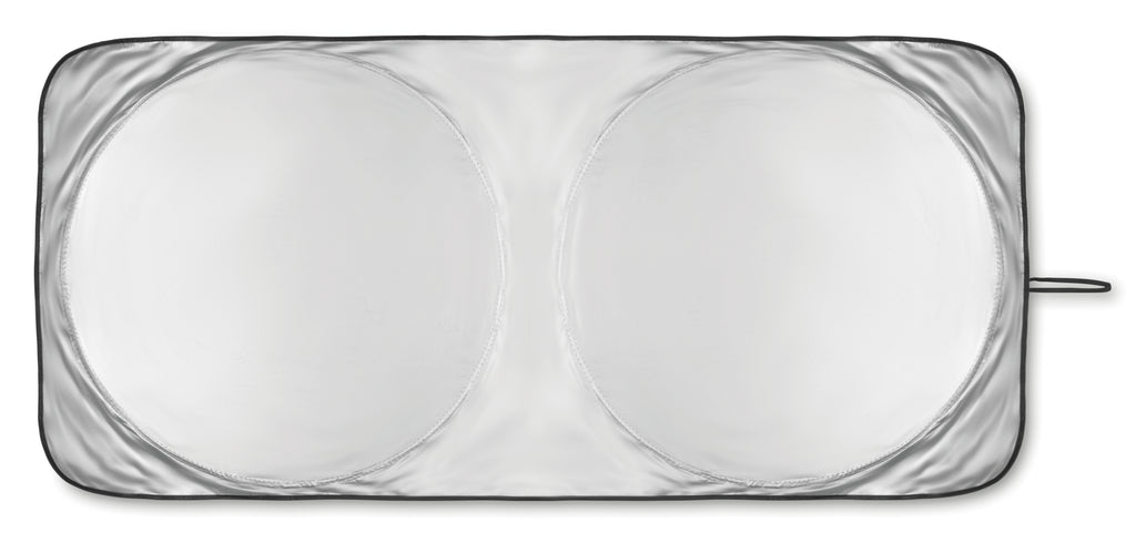 OMBRA POUCH – Foldable sun car visor – Matt Silver