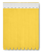TYVEK – One sheet of 10 wristbands – Yellow