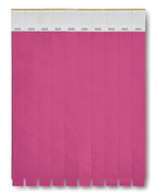 TYVEK – One sheet of 10 wristbands – Fuchsia
