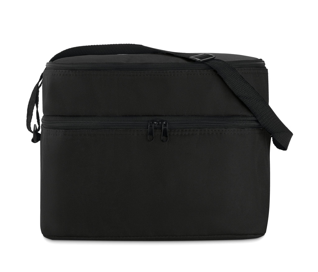 CASEY – Cooler bag with 2 compartments – Black