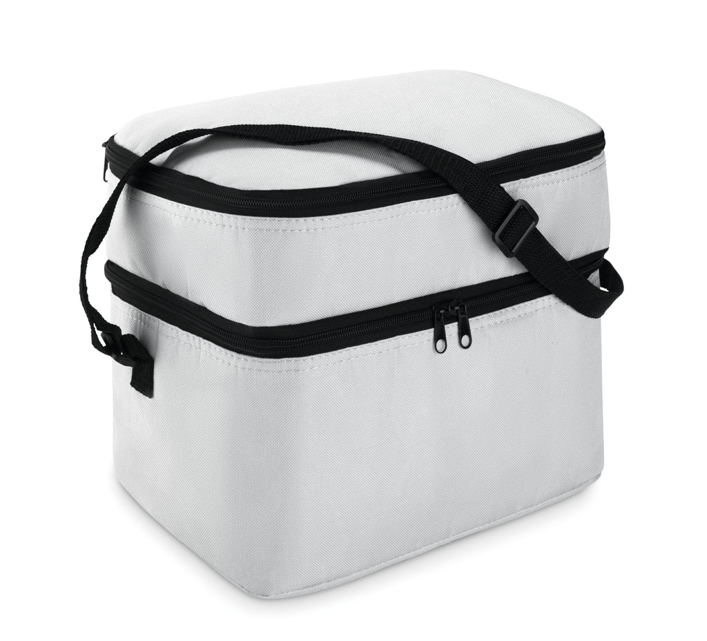 CASEY – Cooler bag with 2 compartments – White